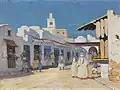 Vue d'une rue à Tunis, 1891
