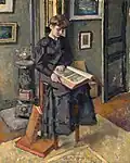 Mädchen mit Buch, 1906