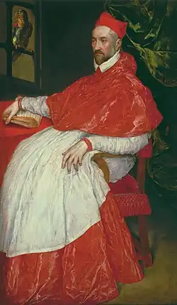 El Greco, Bildnis von Charles de Guise, Kardinal von Lothringen, 178,5 × 94,6&nbsp;cm, Öl auf Leinwand, 1572, Kunsthaus Zürich