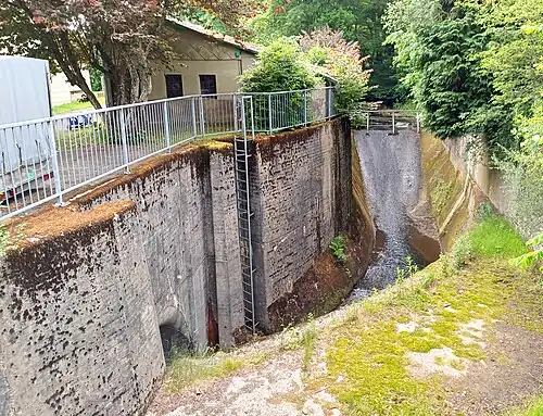 Weserstollen vor der Mühle, Zulauf