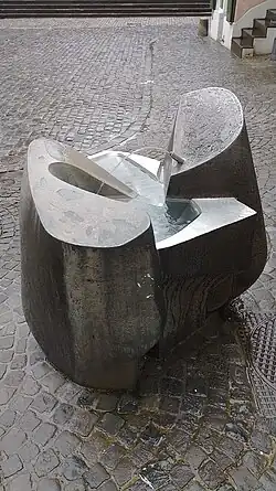 Brunnen, St. Peterhofstatt, Zürich, 1974