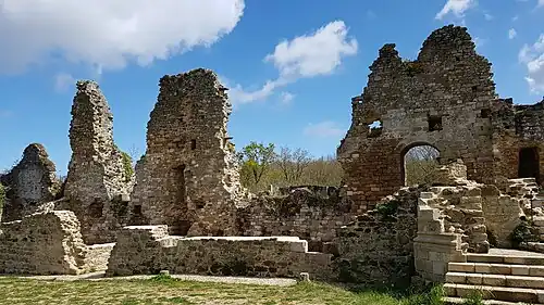 Detail des rechten Flügels