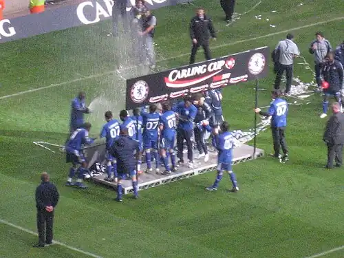 Siegerehrung nach Spielende