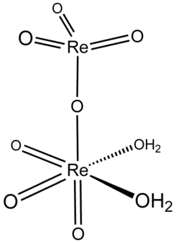 Strukturformel von Perrheniumsäure