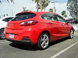 Heckansicht Schrägheck (2016–2018)