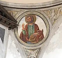 Fresko des heiligen Markus