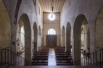 Langhaus mit Blick zum Westportal