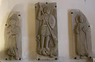 Drei romanische Reliefs