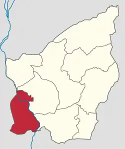 Lage der Gemeinde innerhalb San Marinos