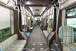 Chikuho, Serie 5000: Fahrgastraum