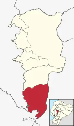 Der Kanton Chillanes in der Provinz Bolívar