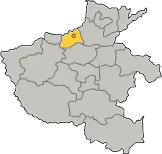 Lage Jiaozuos in Henan