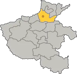 Lage Xinxiangs in Henan