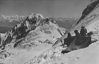 Deutsch-Amerikanische Himalaya-Expedition 1932, Blick auf den Chongra