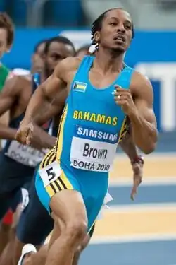 Chris Brown, der mit der der 4-mal-400-Meter-Staffel seines Landes 2001 WM-Gold und 2003 WM-Bronze gewonnen hatte, belegte Rang vier – auch hier gab es mit Silber wieder eine Staffelmedaille für&nbsp;ihn