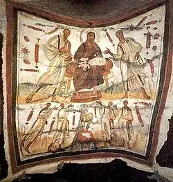 Katakombe der Heiligen Marcellinus und Petrus, Rom, 4.&nbsp;Jahrhundert