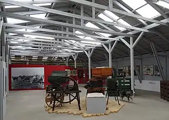 Ausstellungshalle im Obergeschoss