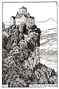 Schloss Ortenstein, Federzeichnung