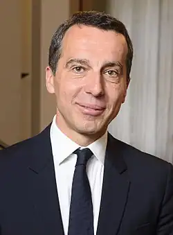 Christian Kern 17. Mai 2016&nbsp;– 18.&nbsp;Dezember 2017