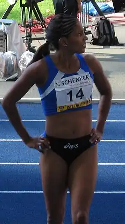 Christine Arron – ausgeschieden als Siebte des ersten&nbsp;Halbfinals