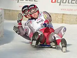 Christoph Knauder (vorne) mit seinem Bruder Thomas bei der EM 2010