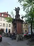 Der Chronosbrunnen (1770–1772) an der Hofstraße in Würzburg von Johann&nbsp;Peter&nbsp;Wagner