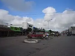 Grenzstraße in Chuí/Chuy – Avenida Uruguai (Brasilien) / Avenida Brasil (Uruguay)
