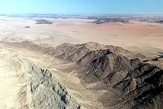 Chuosberge, Blickrichtung West