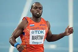 Ngonidzashe Makusha (links) – Rang fünf in 10,27&nbsp;s / Churandy Martina – Rang sechs in 10,29&nbsp;s