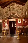 Blick nach Osten auf die Ikonostase
