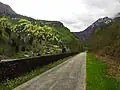 Alpe Adria Radweg im Frühjahr