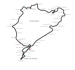 Streckenführung ab 1984