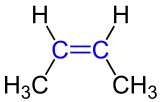Strukturformel cis-2-Buten