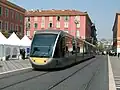 Straßenbahn der Linie 1 der Lignes d’Azur