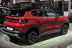 Citroën ë-C3, Heckansicht