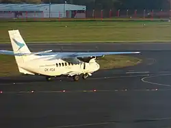 Citywing – Let L-410UVP-E9 Turbolet (OK-RDA), Newcastle Airport, October 2014