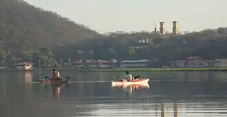 Blick über den Río Paraguay auf Fuerte Olimpo