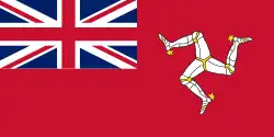 Handelsflagge der Isle of Man