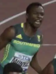 Clarence Munyai – ausgeschieden als Siebter des siebten&nbsp;Vorlaufs