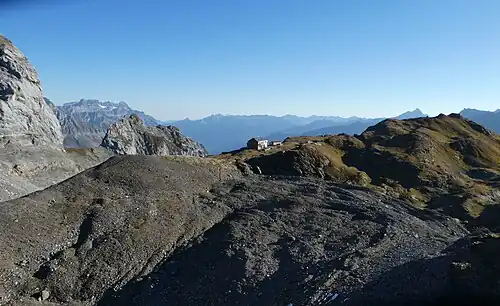 Die Hütte vom Gemsalpeli.