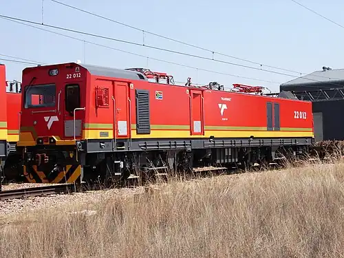 Linke Seite der Lok 22 012