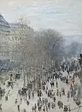 Boulevard des Capucines von Claude Monet; 1873; Nelson-Atkins Museum of Art (Kansas City)