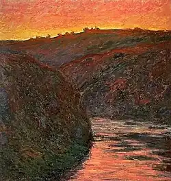 Creuse, Sonnenuntergang, 1889