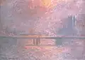 Claude Monet: Charing Cross Bridge, la Tamise
