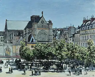 Die Kirche Saint-Germain-l’Auxerrois (Claude Monet)