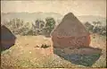 Claude Monet: Getreideschober in der Mittagssonne, 1890/91.