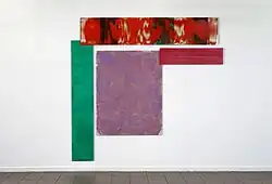 Installation Composite Paintings, Munich Painting # 3, 2019, Acryl auf Aluminium, 265 × 270 cm