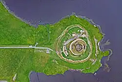 Clickhimin Broch von oben