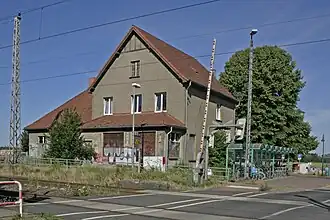 Ehemaliges Empfangsgebäude (2018)