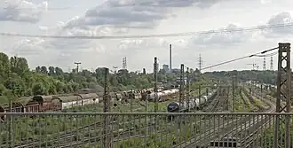 Blick auf den Bf Gelsenkirchen-Bismarck, 2019